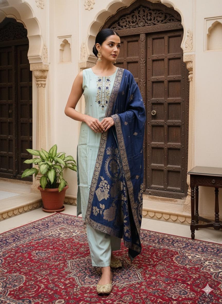 KERANKI CHUDIDAR(DRY WASH)