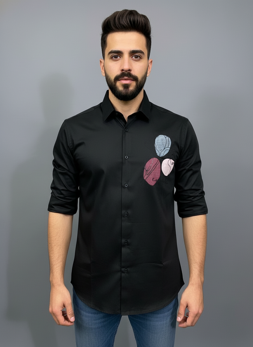 Men full sleeves printed shirt| AS-M09