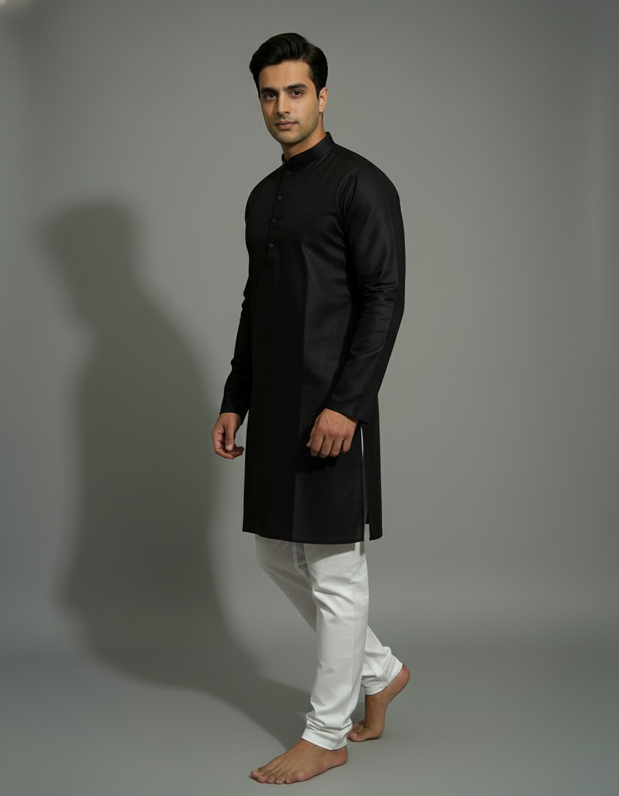 Elegant solid Kurta Pajama Set|AS-M05
