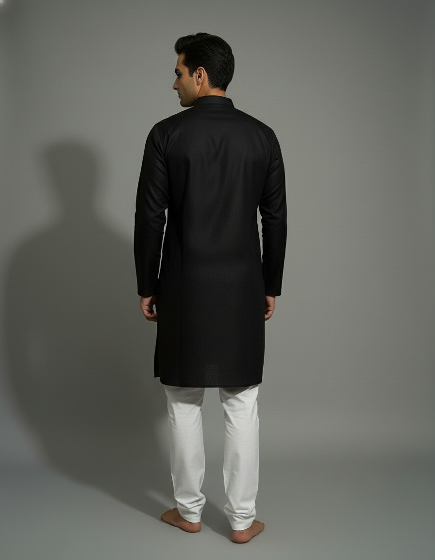 Elegant solid Kurta Pajama Set|AS-M05