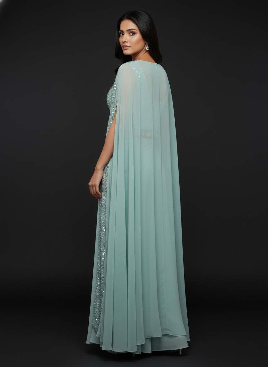 Peach  silk Palazzo Set With Dupatta| AS-00252