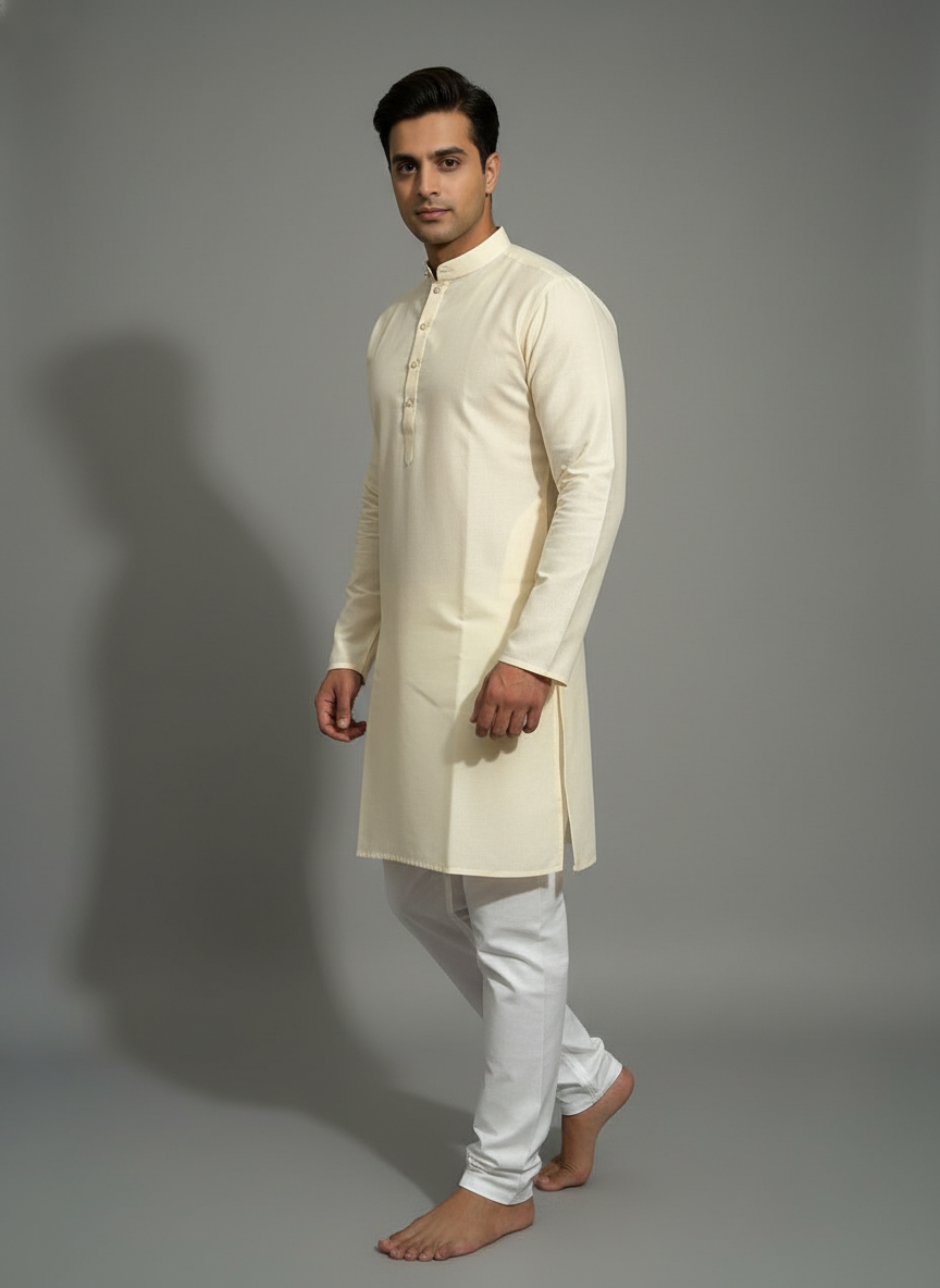 Elegant solid Kurta Pajama Set|AS-M05