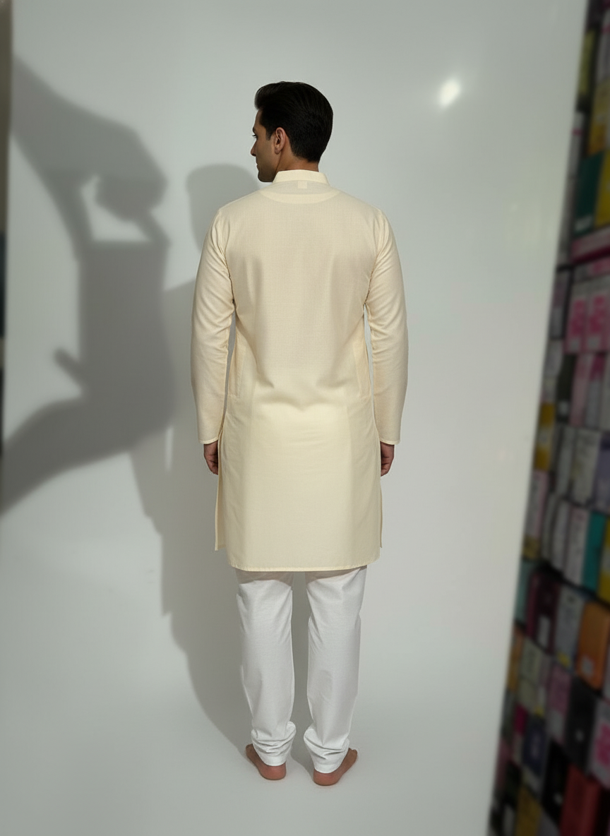 Elegant solid Kurta Pajama Set|AS-M05