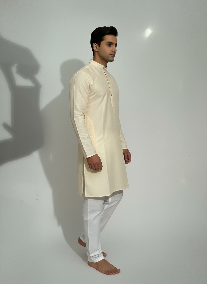 Elegant solid Kurta Pajama Set|AS-M05