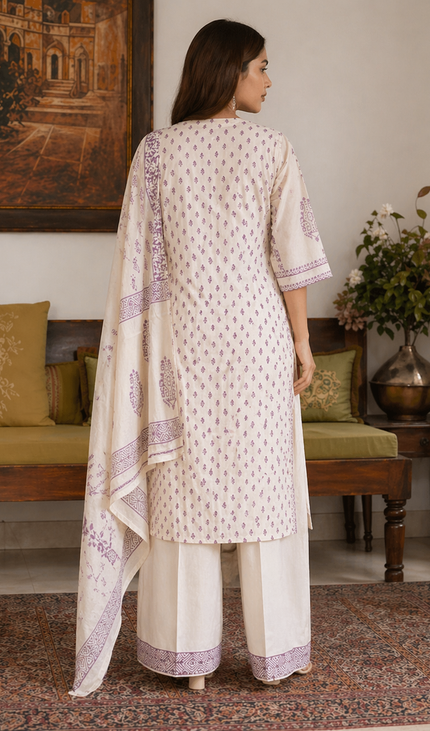 Pure Cotton Embroidery Churidar set| SC32_1