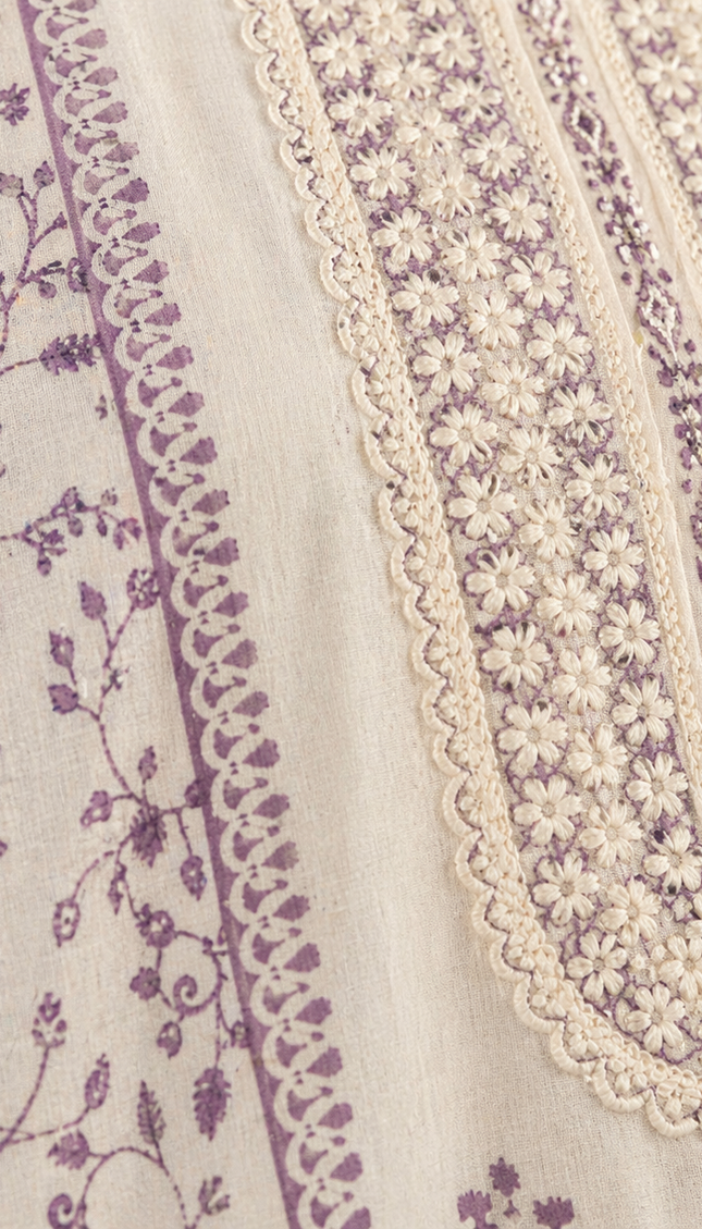 Pure Cotton Embroidery Churidar set| SC32_1