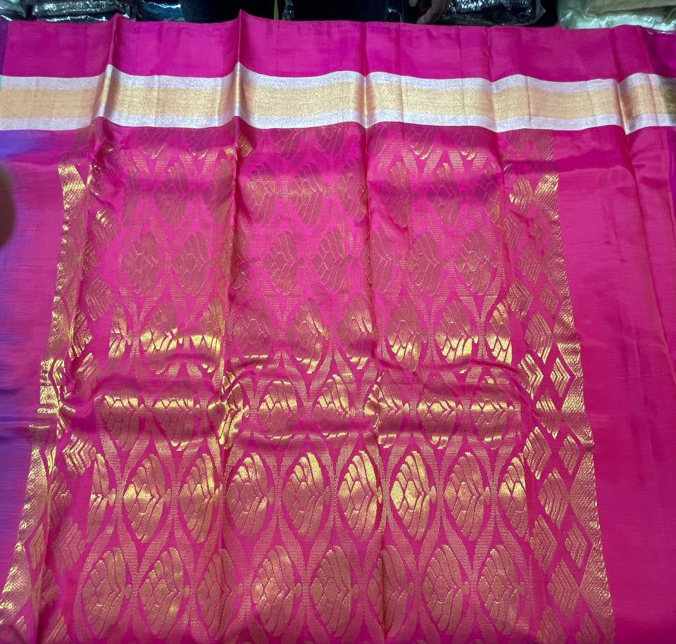 Navy Pure Kancheepuram Silk Saree |AS-0064