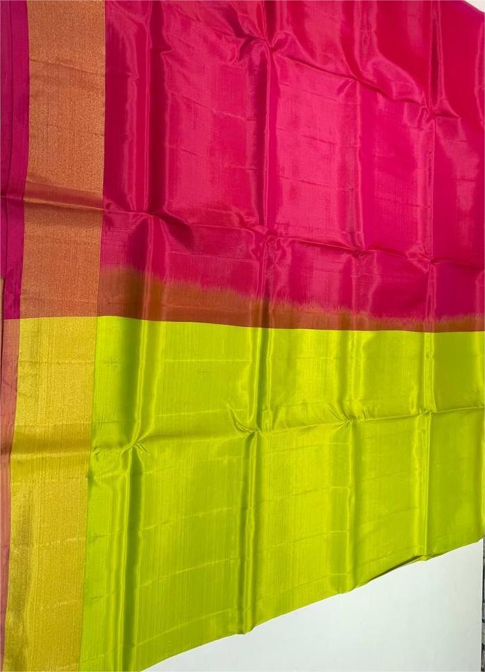 Pure Kancheepuram Silk Saree with Multi Zari  | AS-0057