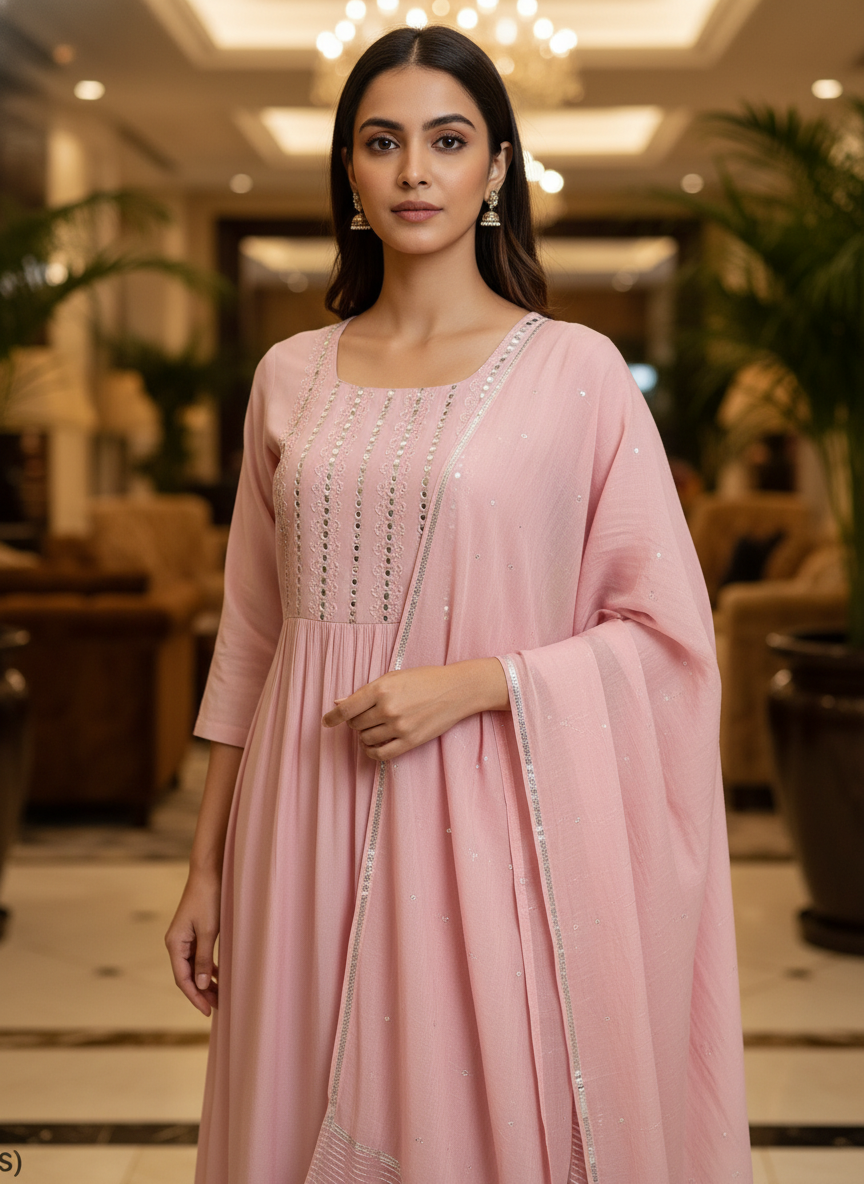 Yellow Cotton Printed straight cut kurta with Dupatta| AS-00156