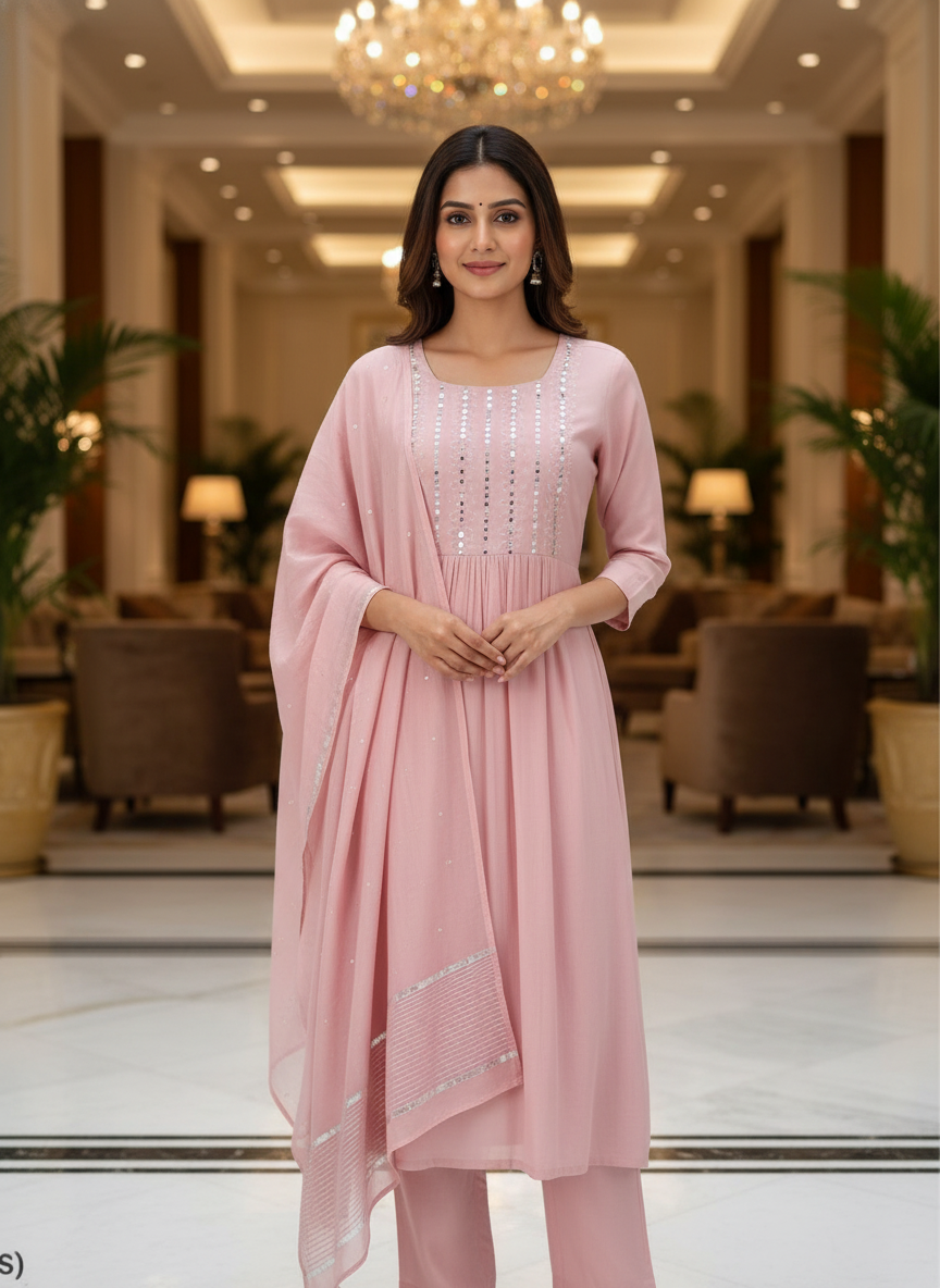 Yellow Cotton Printed straight cut kurta with Dupatta| AS-00156