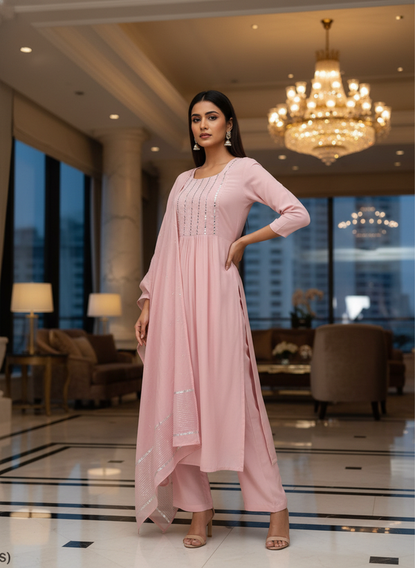 Yellow Cotton Printed straight cut kurta with Dupatta| AS-00156