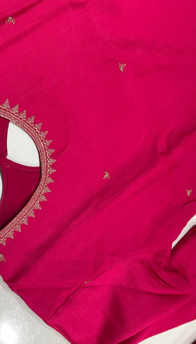 Pink Vatican Fabric Kurta Set For Women|K22_1