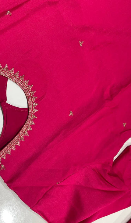 Pink Vatican Fabric Kurta Set For Women|K22_1