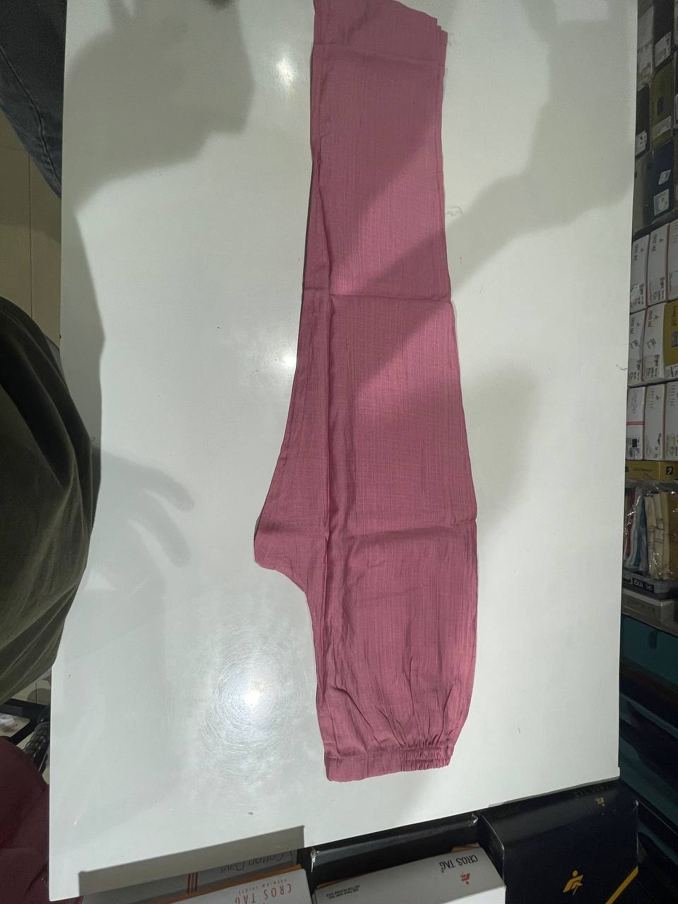 Peach Cotton solid Salwar Suit with Dupatta| AS-00174