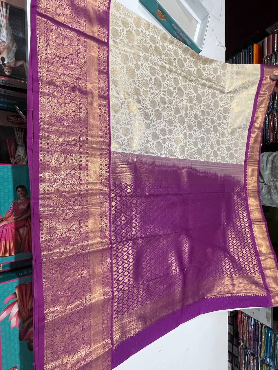 Rama Green Kanchipuram Silk Saree With Butta Design| AS-00119