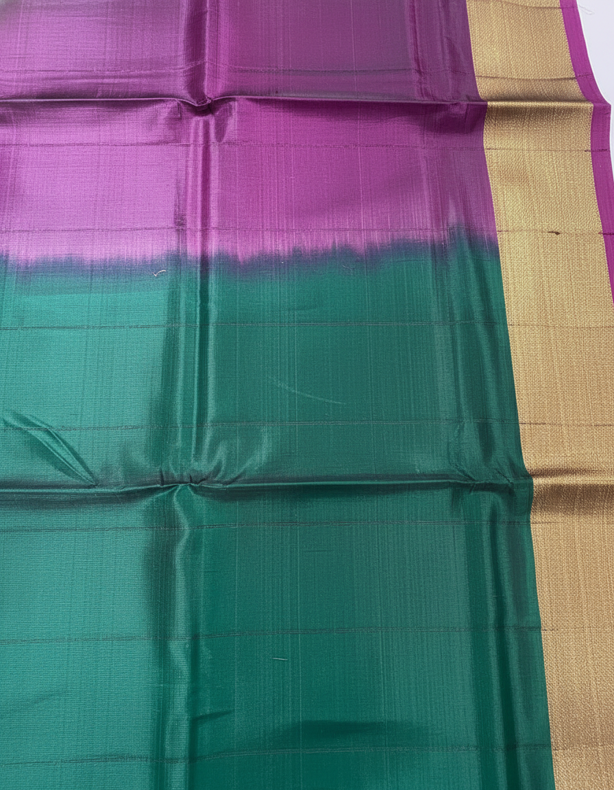 Pure Kancheepuram Silk Saree with Multi Zari  | AS-0057