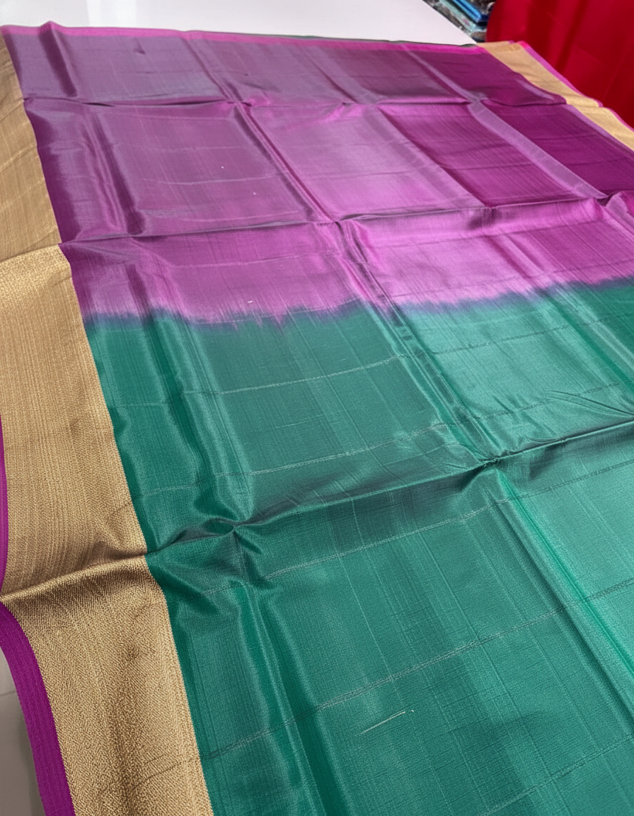 Pure Kancheepuram Silk Saree with Multi Zari  | AS-0057