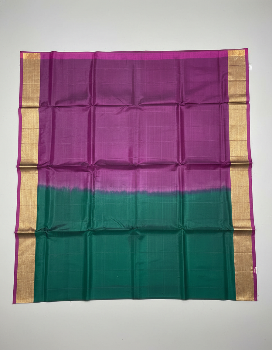 Pure Kancheepuram Silk Saree with Multi Zari  | AS-0057