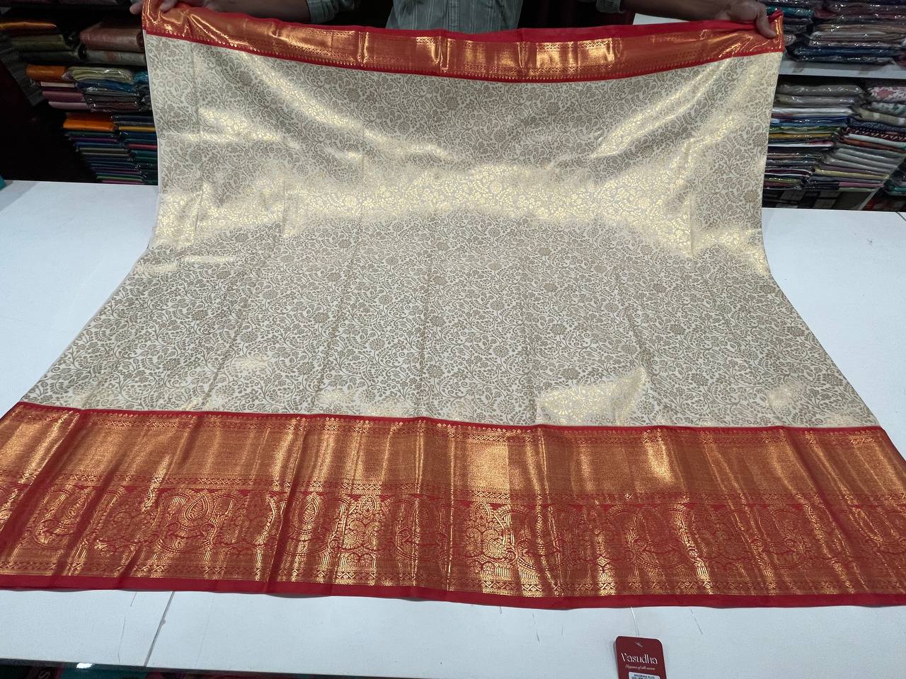 Rama Green Kanchipuram Silk Saree With Butta Design| AS-00119