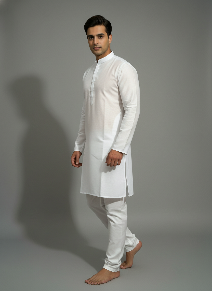 Elegant solid Kurta Pajama Set|AS-M05