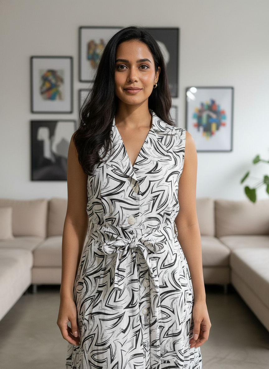 The White comfort party Dress| AS-00185