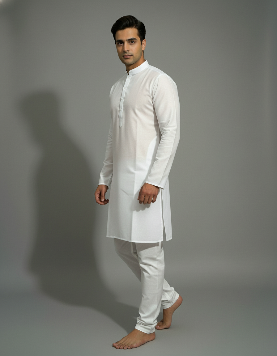 Elegant solid Kurta Pajama Set|AS-M05