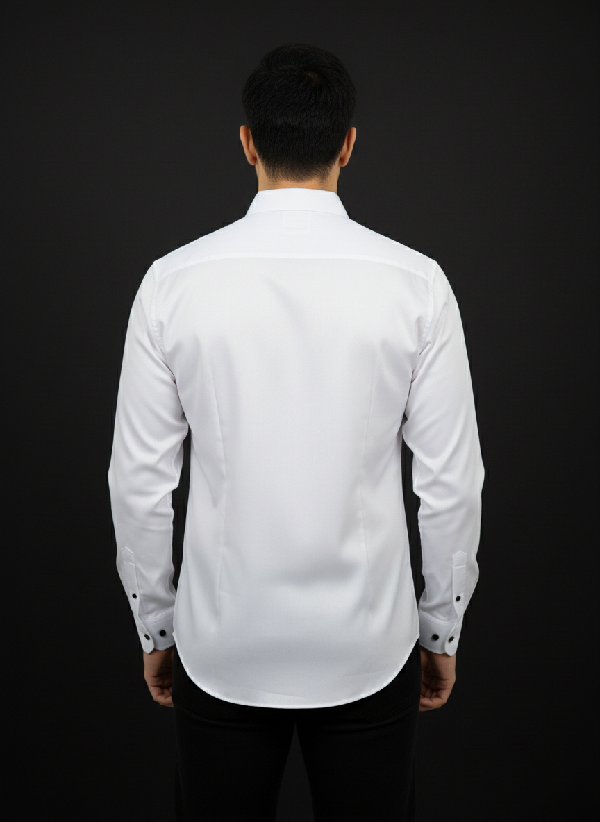 Men full sleeves thread work shirt| AS-M08