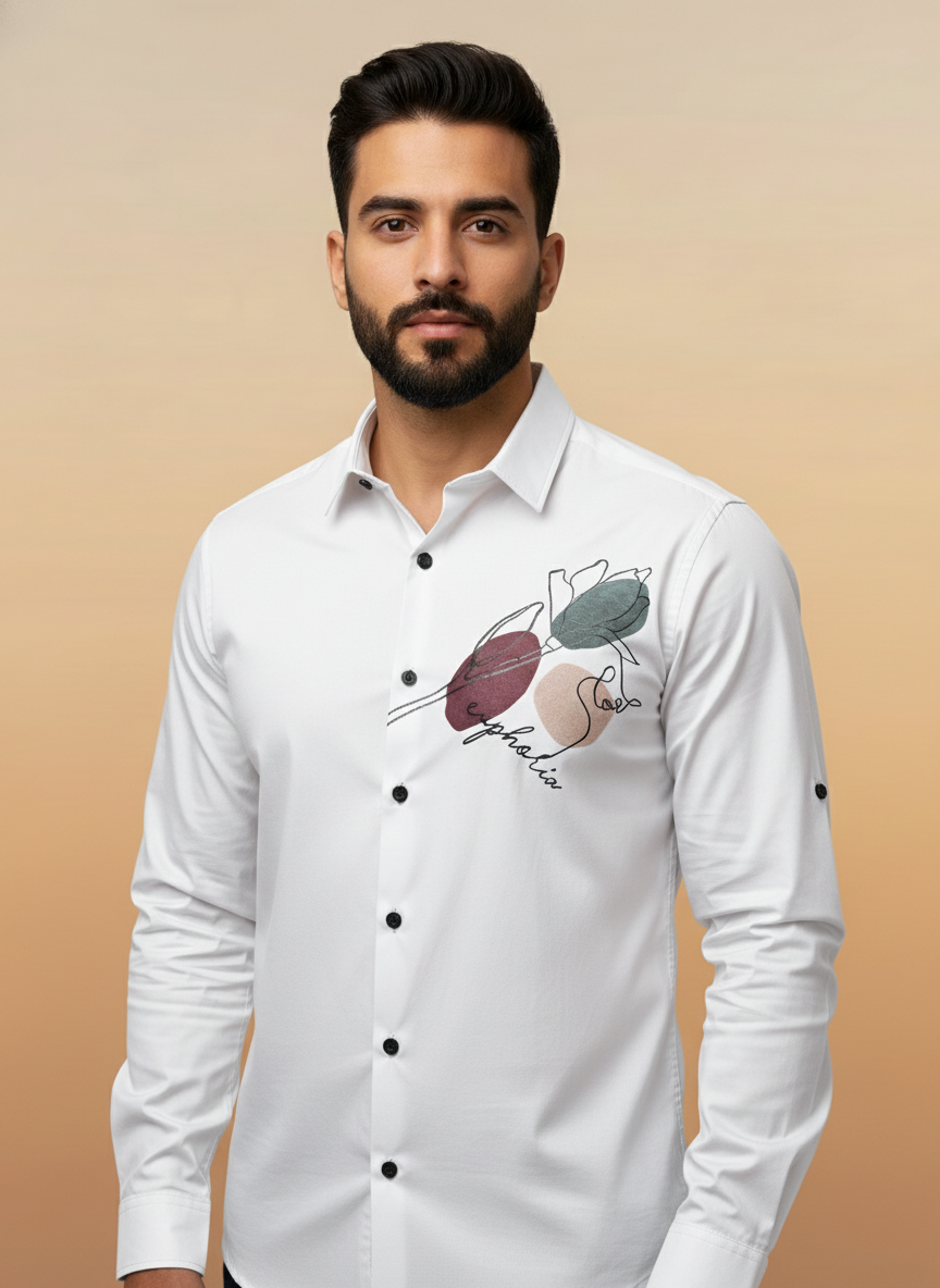 Men full sleeves printed shirt| AS-M09