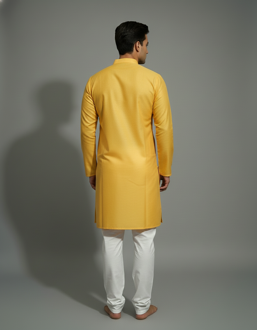 Elegant solid Kurta Pajama Set|AS-M05