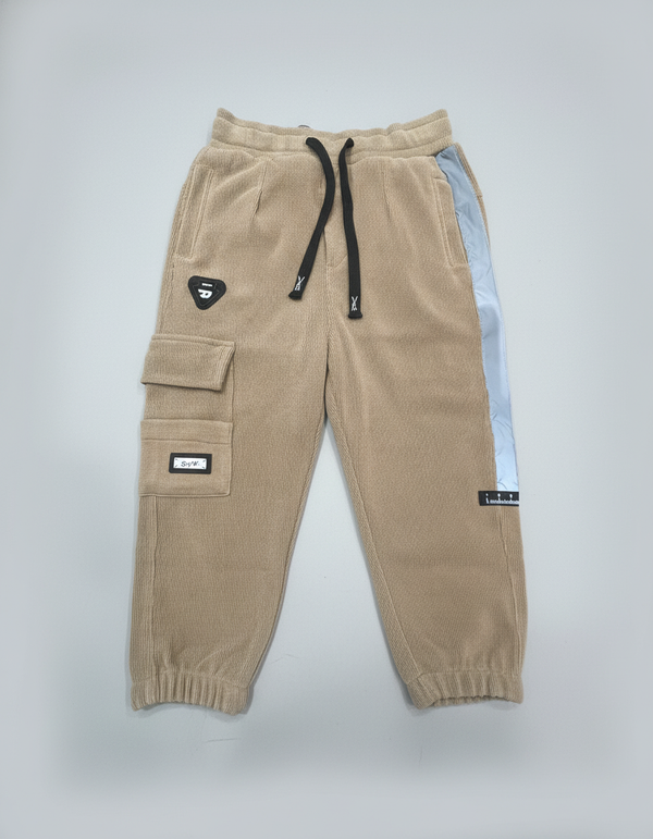 Boys Textured Cargo Joggers | 082