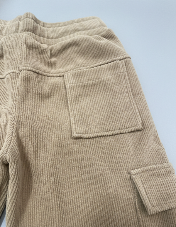 Boys Textured Cargo Joggers | 082
