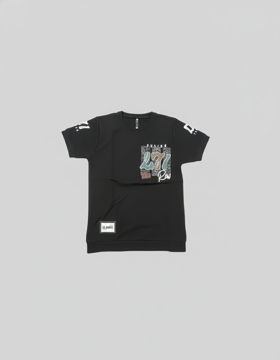 Boys' Textured Graphic T-Shirt | 1332