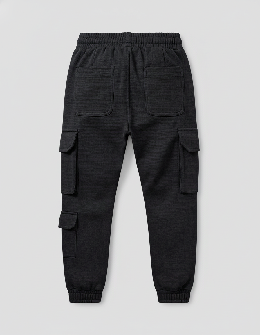 Boys' Tactical Style Cargo Joggers | 087
