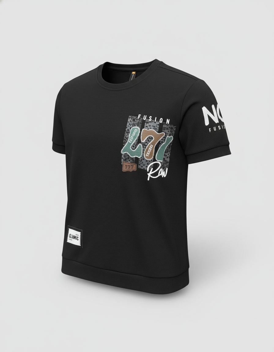 Boys' Textured Graphic T-Shirt | 1332