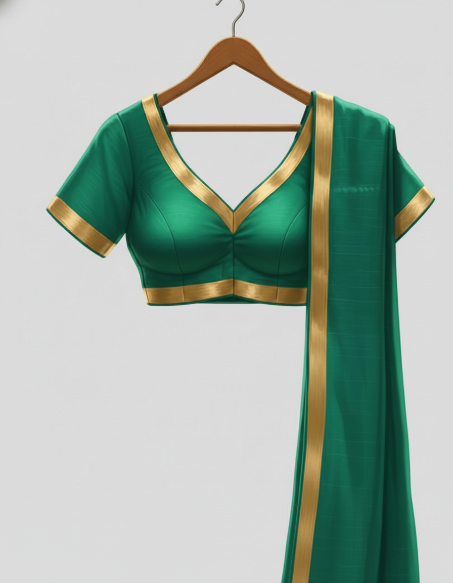 Handloom pure Silk Saree with Zari Border| AS-003