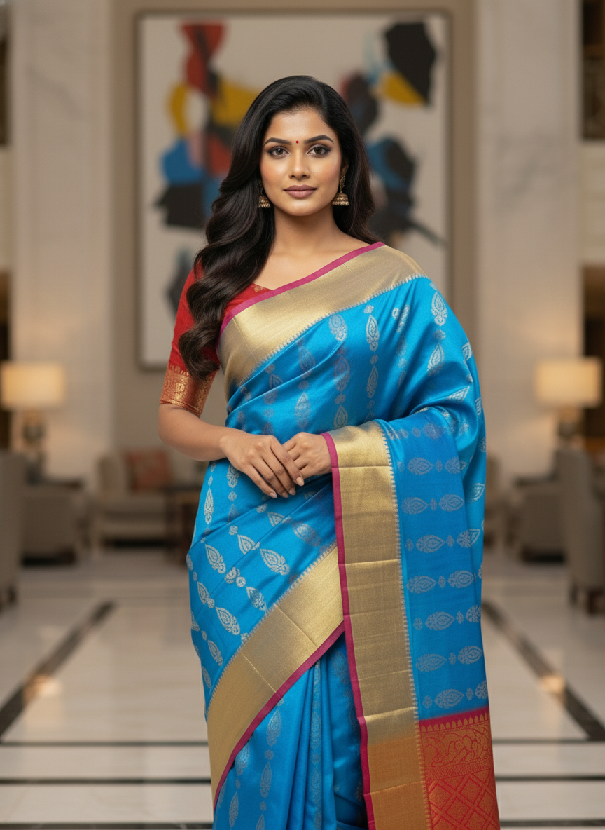 Pure Kancheepuram Silk Saree |AS-0079