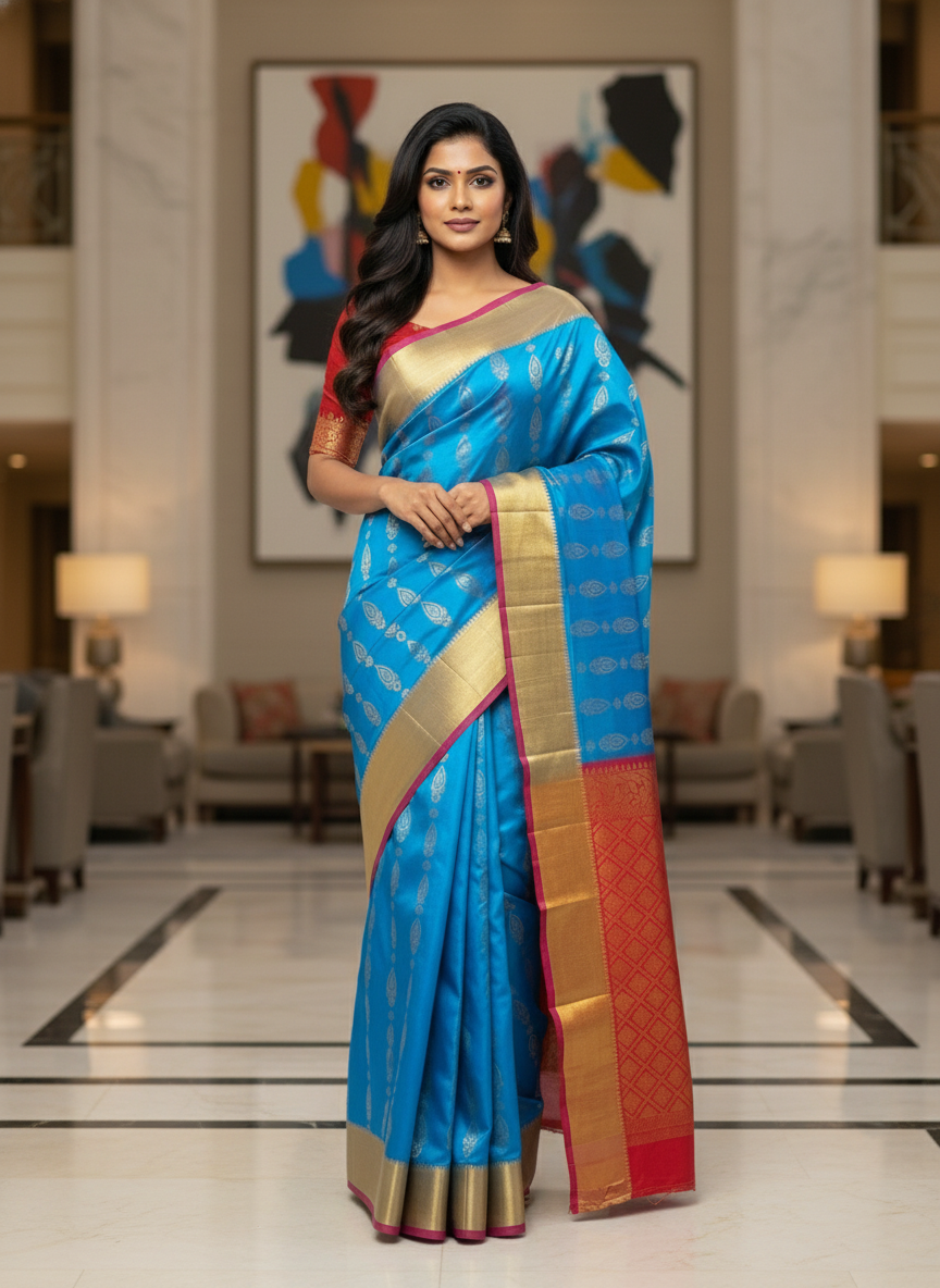Pure Kancheepuram Silk Saree |AS-0079
