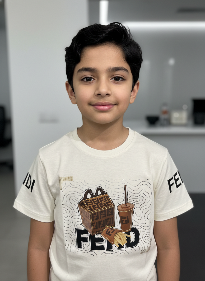 Boys' cream Graphic T-shirt | 1813