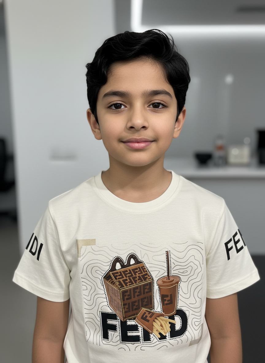 Boys' cream Graphic T-shirt | 1813