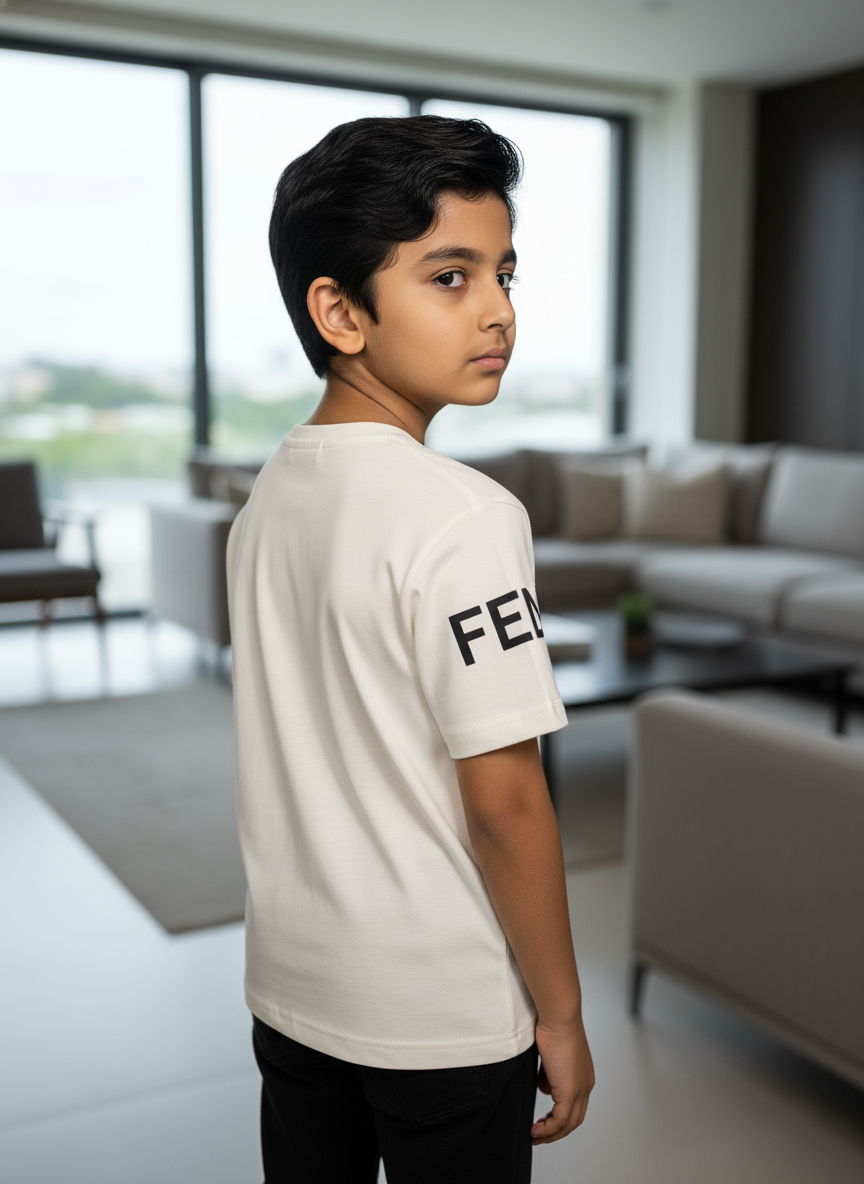 Boys' cream Graphic T-shirt | 1813