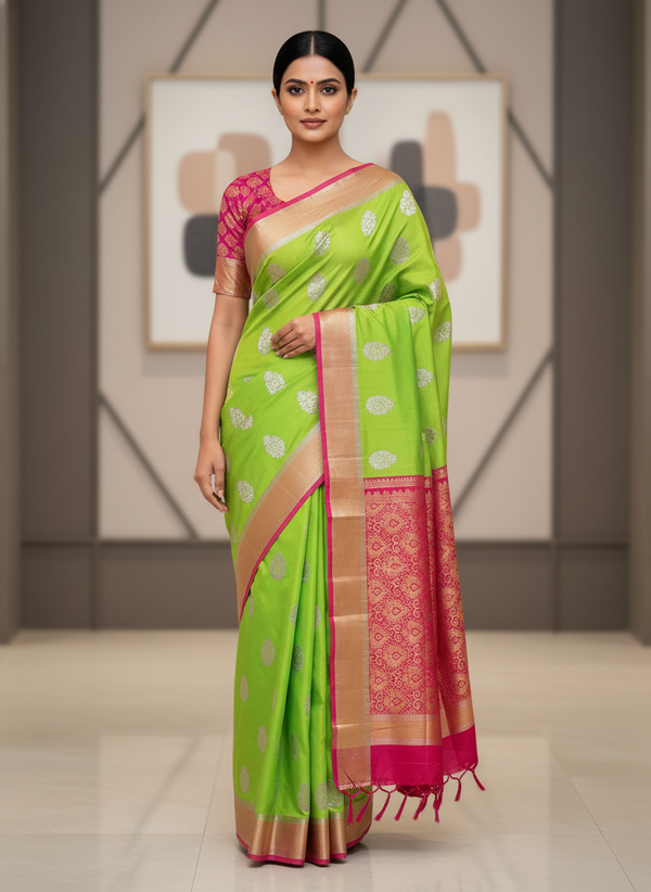 Pure Kancheepuram Silk Saree |AS-0071