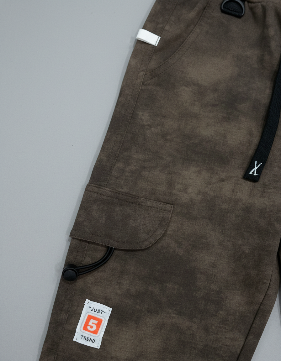 Boys' Distressed Look Cargo Joggers | 076