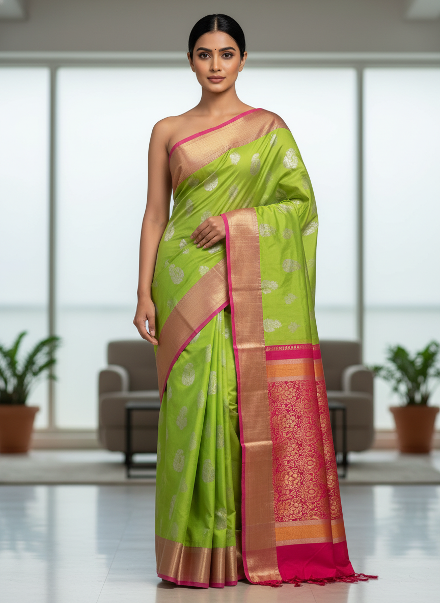 Pure Kancheepuram Silk Saree |AS-0071