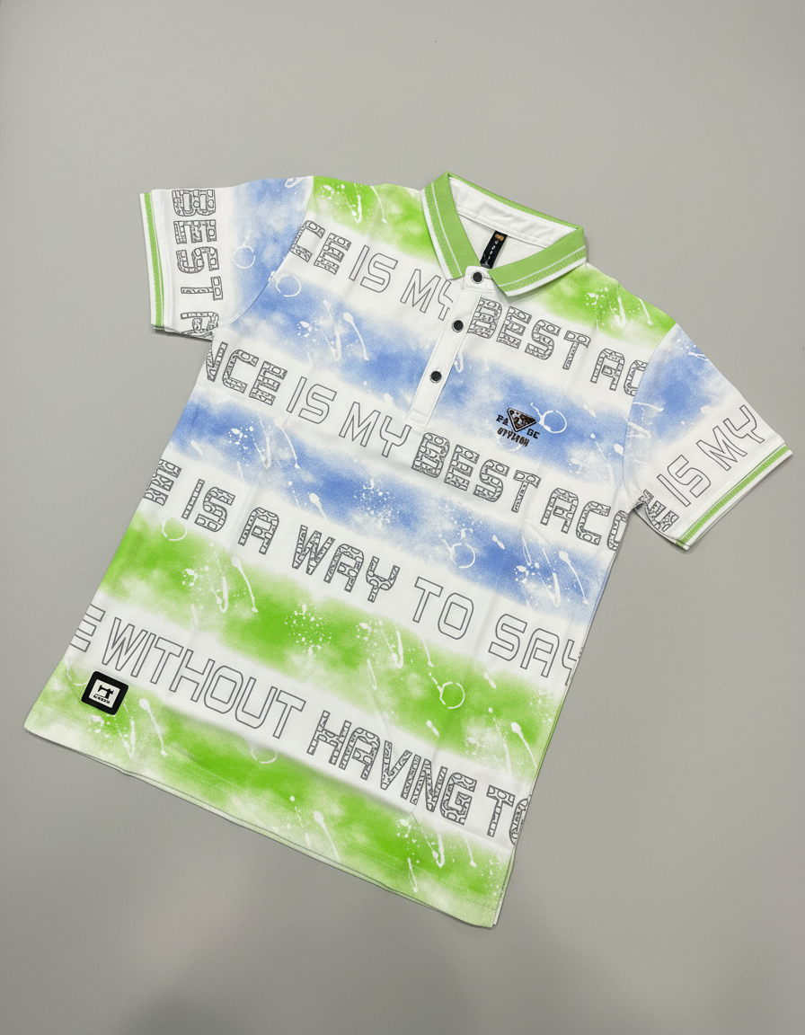 Boys' Soft Graphic Print Polo | 5098