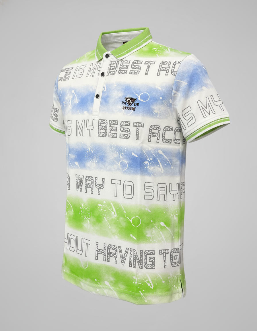 Boys' Soft Graphic Print Polo | 5098