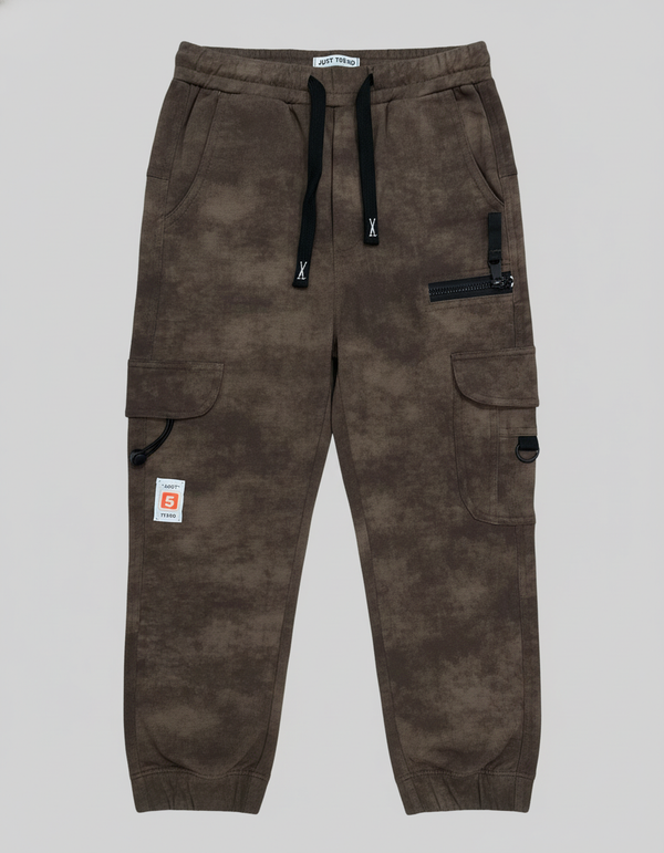 Boys' Distressed Look Cargo Joggers | 076