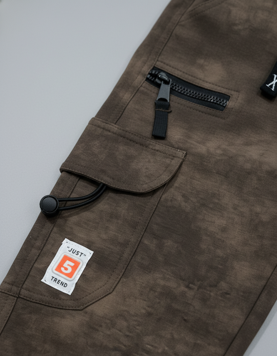 Boys' Distressed Look Cargo Joggers | 076