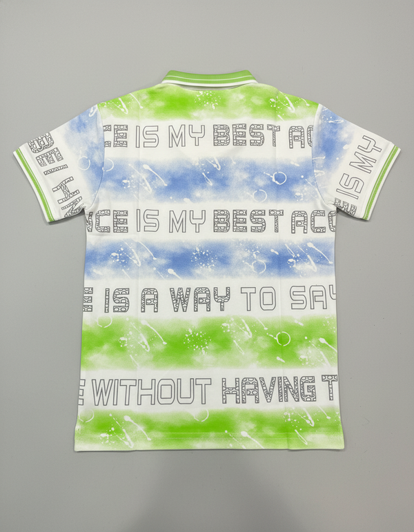 Boys' Soft Graphic Print Polo | 5098