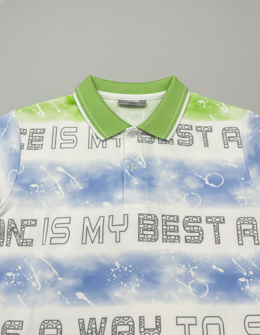Boys' Soft Graphic Print Polo | 5098