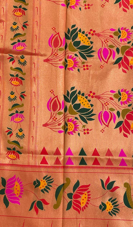 Mustard Gold Tissue Cotton Saree with Zari Butti Daily Wear Saree |CS2|